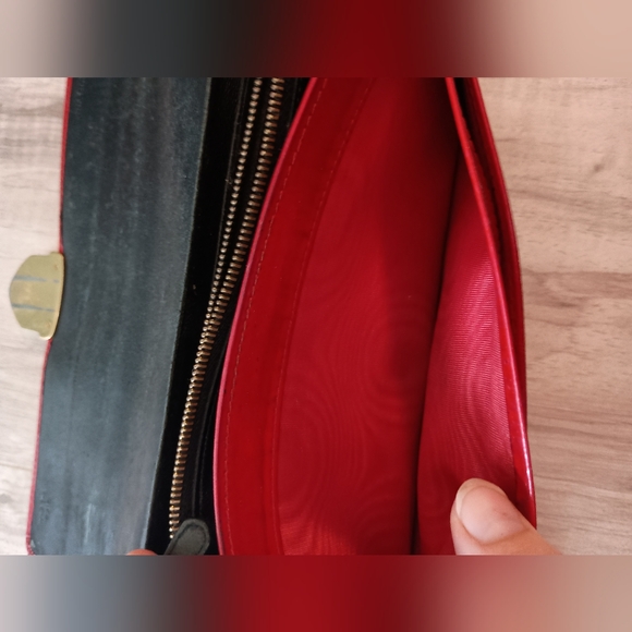 Auth PRADA Pink Patent Leather Gold-Tone Logo Womens Long Wallet - Picture 14 of 16